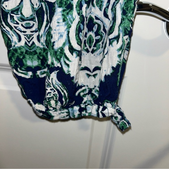 Nicole Miller Women’s L Linen Pants Cropped 34x24 Drawstring Waist - Picture 2 of 7